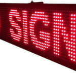 Panou LED RED 200cm x 40cm RED